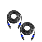 Cables Speakon 10 mts 2pcs 15 Awg
