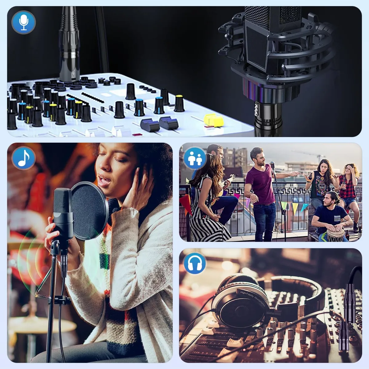 6 Cables XLR Balanceado 5 mts - Image 9