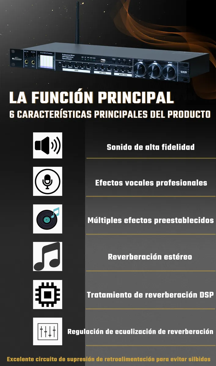 Procesador de Efectos Pre-Audio Digital Gx20 - Image 9