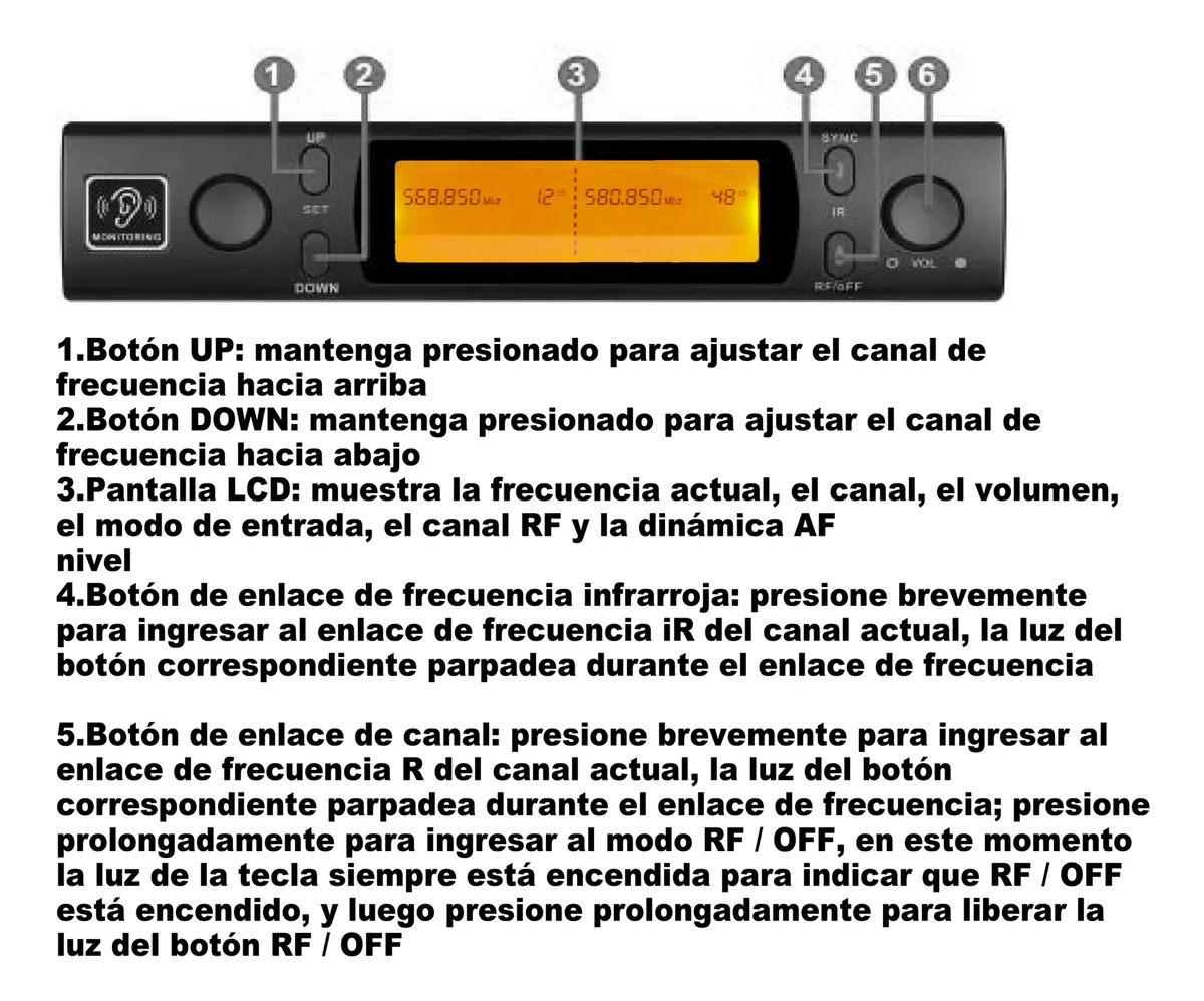 Sistema Monitoreo 2 Canales 2 Bodypack Iem-200 - Image 9