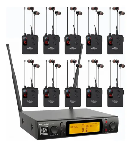 Sistema Monitoreo 2 Canales 10 Bodypack Iem-1000 - Image 7