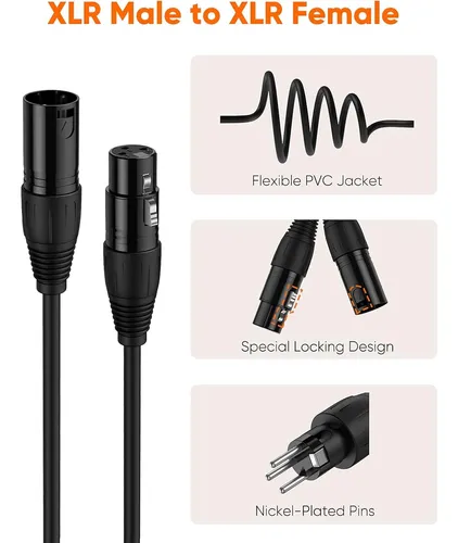 Cable XLR Balanceado 15 mts - Image 5