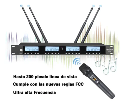 Micrófonos Inalámbrico Professional M400 Dinámico Cardioide - Image 5