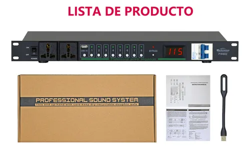 Secuenciador De Potencia Con Usb Pw-8 - Image 6