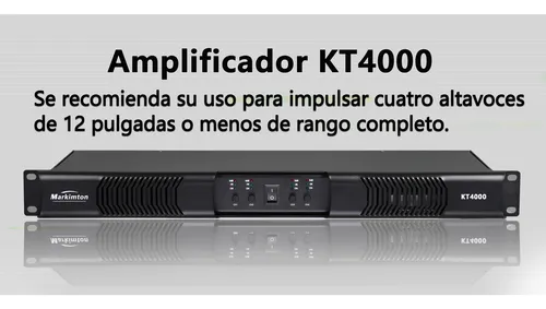 Amplificador de Potencia Digital 1u KT4 - Image 8
