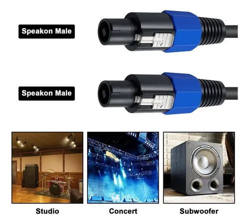 Cables Speakon 10 mts 2pcs 15 Awg - Image 5
