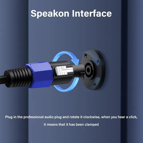 Cables Speakon 10 mts 2pcs 15 Awg - Image 4