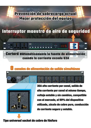 Secuenciador De Potencia Con Usb Pw-8 - Image 5