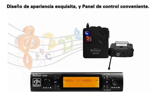 Sistema Monitoreo 2 Canales 2 Bodypack Iem-200 - Image 4