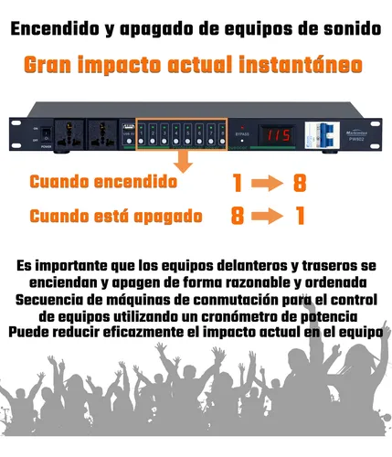 Secuenciador De Potencia Con Usb Pw-8 - Image 2