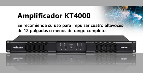 Amplificador de Potencia Digital 1u KT4 - Image 4