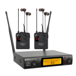 Sistema Monitoreo 2 Canales 2 Bodypack  Iem-200