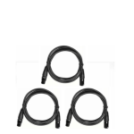 3 Cables XLR Balanceado 2 mts