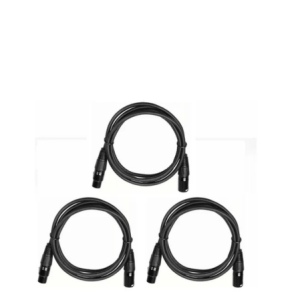 3 Cables XLR Balanceado 2 mts
