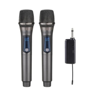 Microfono Gc W2 Dinamico Mano 2 Inalambrico con Receptor UHF