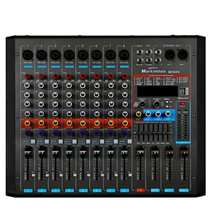 Mezcladora Amplificada 8 Canales 2380w 99efectos Mh8